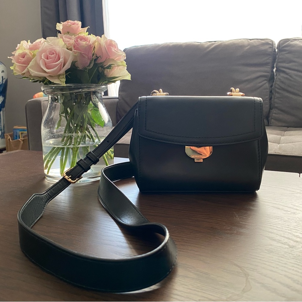 Leather- Michael Kors Ava Small Crossbody - Picture 4 of 8